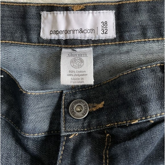 Paper Denim And Cloth Mens Straight Leg Blue Jeans, Size 38x32. - Picture 4 of 9